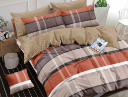 Двоспальний набір постільної білизни 180*220 із Бязі "Gold" №154793AB Черешенка™