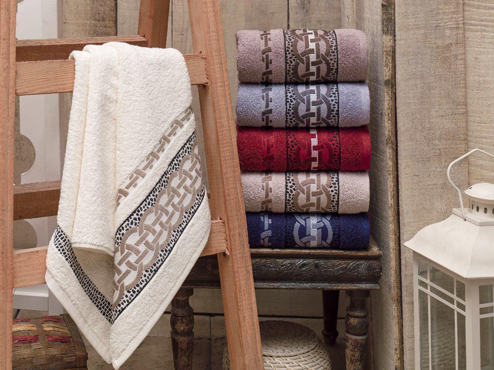 Комплект махрових банних рушників CESTEPE BEHLUL (140*70)