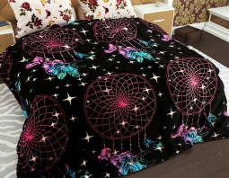 Двоспальний флісовий плед №33424