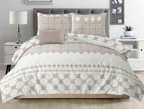 Євро-максі набір постільної білизни 200*220 із Бязі "Gold" з простирадлом на резинці №14932 Черешенка™