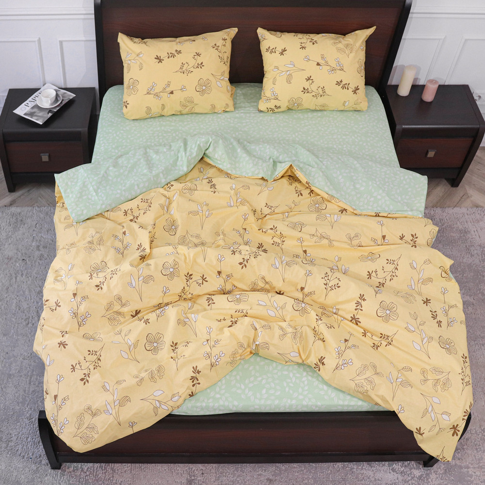 Євро-максі набір постільної білизни 200*220 із Бязі "Gold" №155340AB Черешенька™