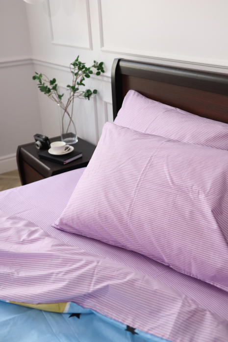 Двоспальний набір постільної білизни 180*220 із Бязі "Gold" №15149AB Черешенка™