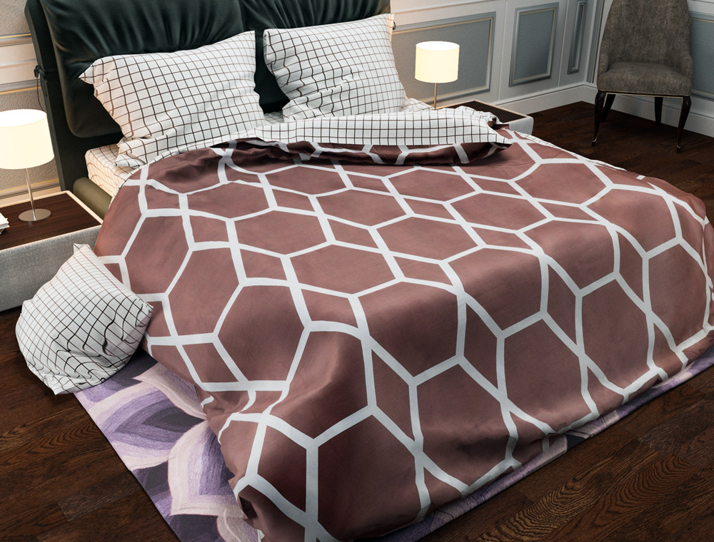 Ткань для постельного белья Бязь "Gold" Lux GL7897 (A+B) - (50м+50м)