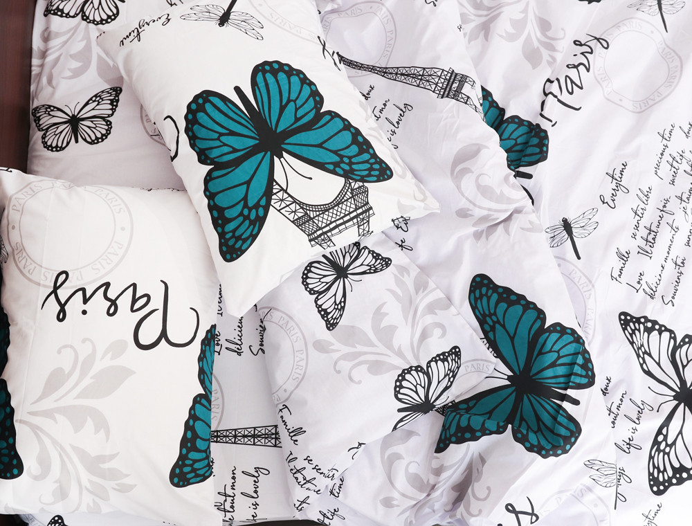 Евро макси набор постельного белья 200*220 из Бязи "Gold" №151597 Черешенка™