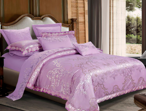 Двуспальный набор постельного белья 180*220 из Жаккарда №016AB KRISPOL™