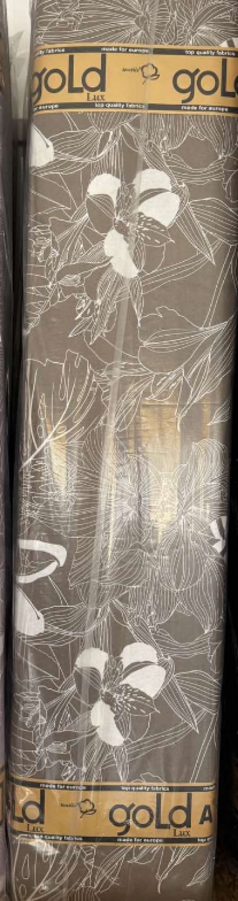Ткань для постельного белья Бязь "Gold" Lux GL1166mocco