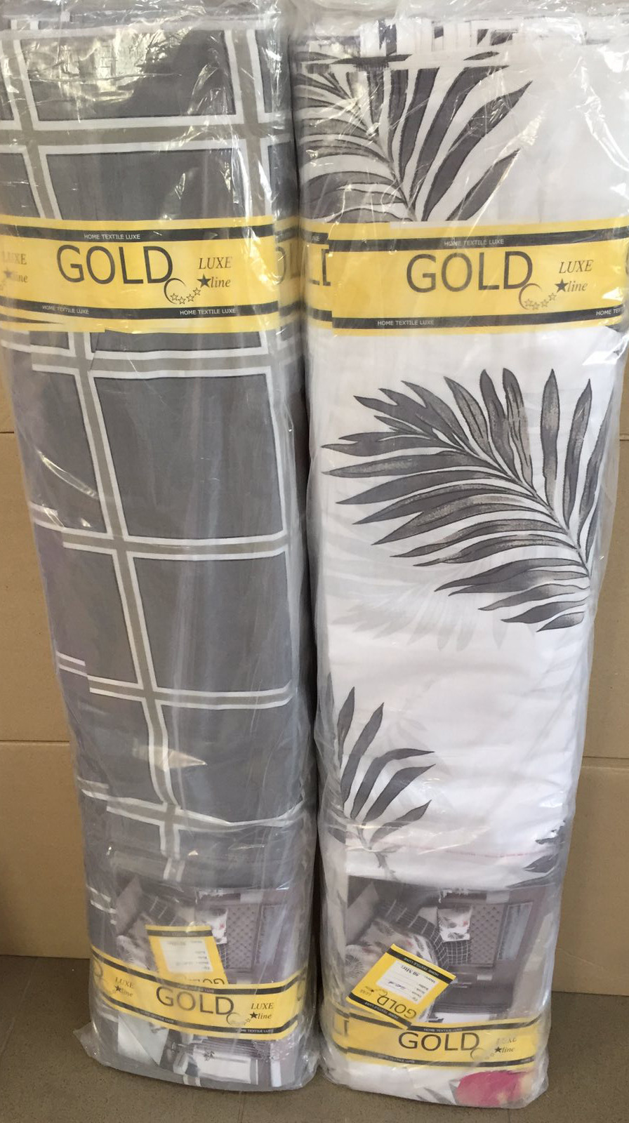 Тканина для постільної білизни Бязь "Gold" Lux "Пальмовий клуб" GL1670 (A+B) - (50м+50м)