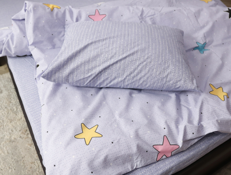 Двоспальний набір постільної білизни 180*220 із Бязі "Gold" №15282AB Черешенка™