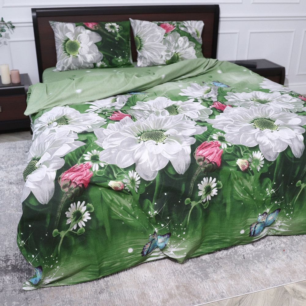 Євро-максі набір постільної білизни 200*220 із Бязі "Gold" №156996 Черешенка™