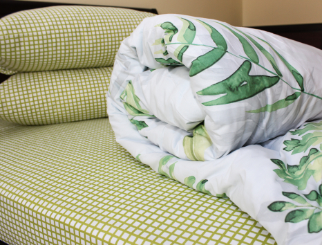 Двуспальный набор постельного белья 180*220 из Ранфорса №1831AB Черешенка™