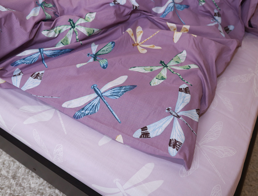 Двоспальний набір постільної білизни 180*220 із Бязі "Gold" №151542AB Черешенка™