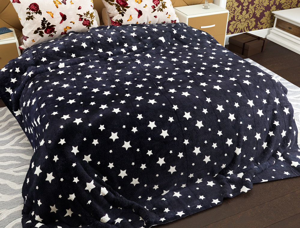 Двоспальний флісовий плед №33911