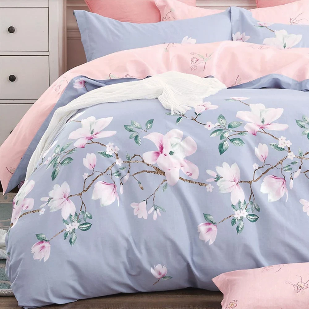 Семейный набор хлопкового постельного белья из Бязи "Gold" №15980AB Черешенка™