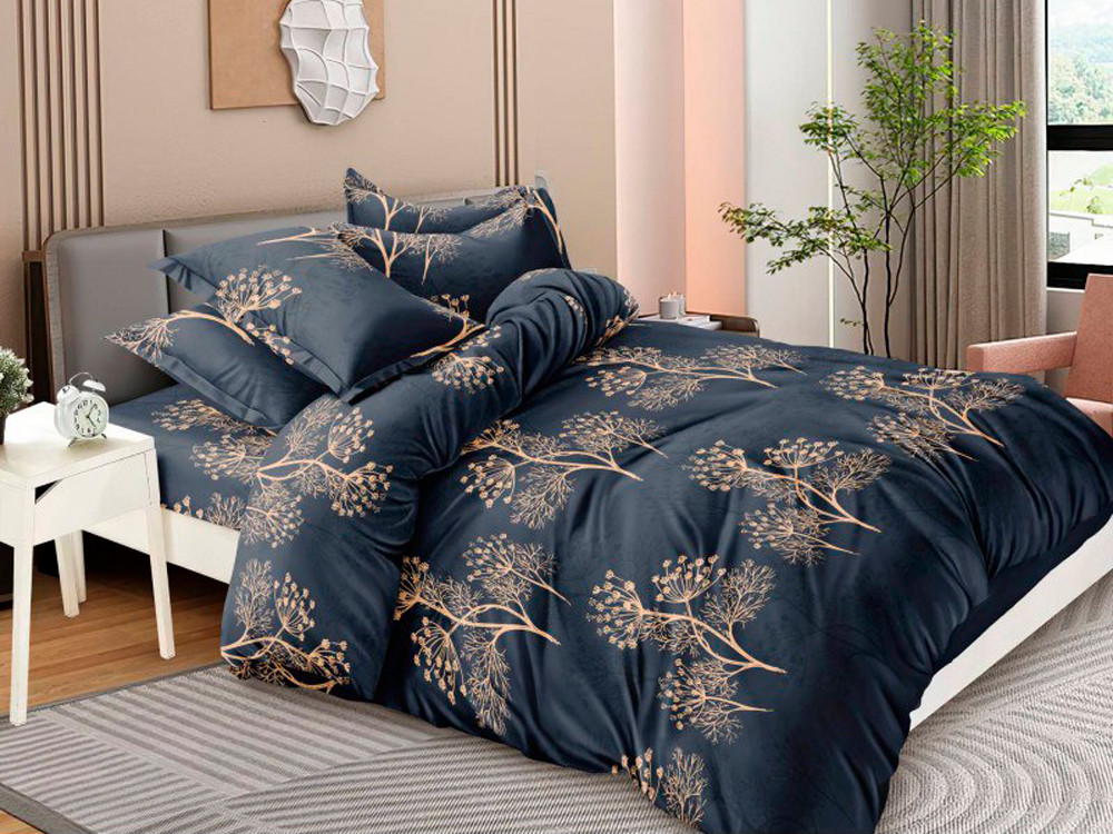 Сімейний набір постільної білизни 240*220 із полікотону №200113 Черешенька™