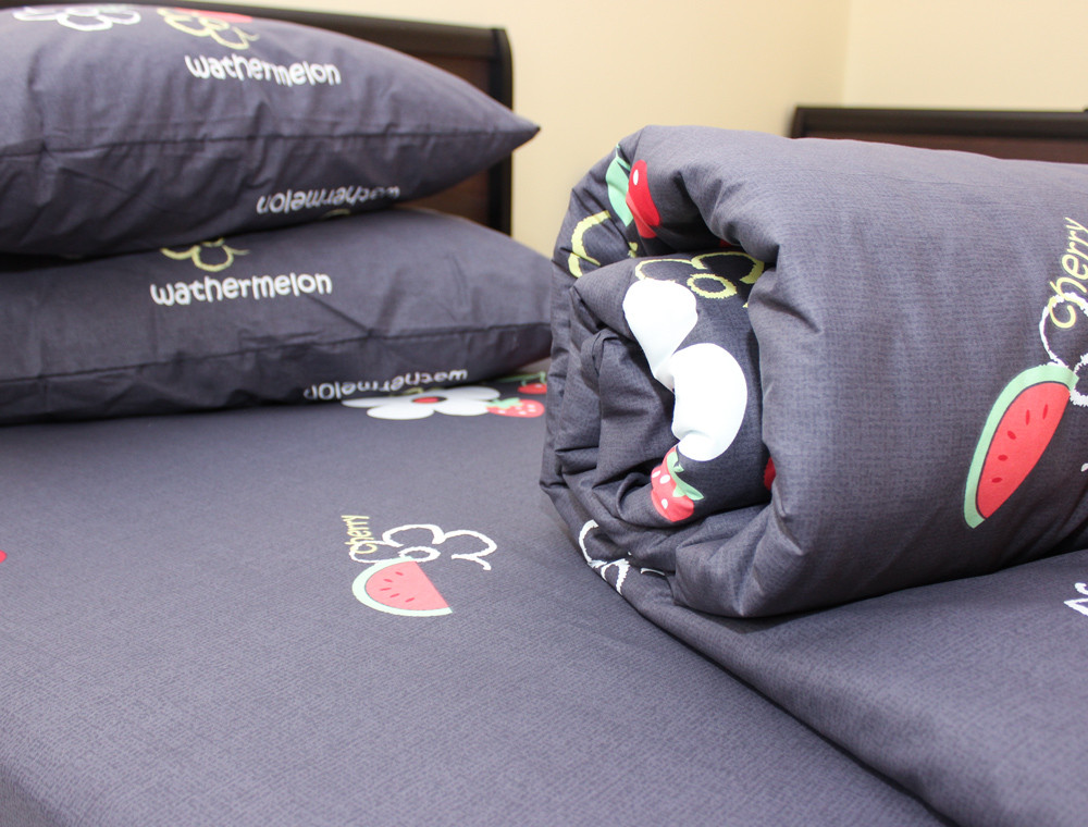 Полуторный набор постельного белья 150*220 из Ранфорса №182127 Черешенка™