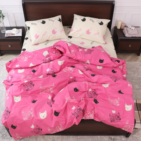 Двоспальний набір постільної білизни 180*220 із Бязі "Gold" №151466AB Черешенка™