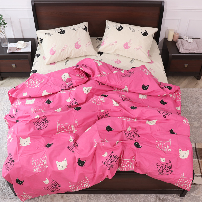 Двоспальний набір постільної білизни 180*220 із Бязі "Gold" №151466AB Черешенка™