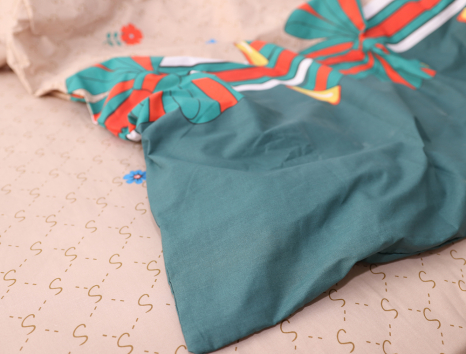 Полуторний набір постільної білизни 150*220 із Бязі "Gold" №154716 Черешенка™