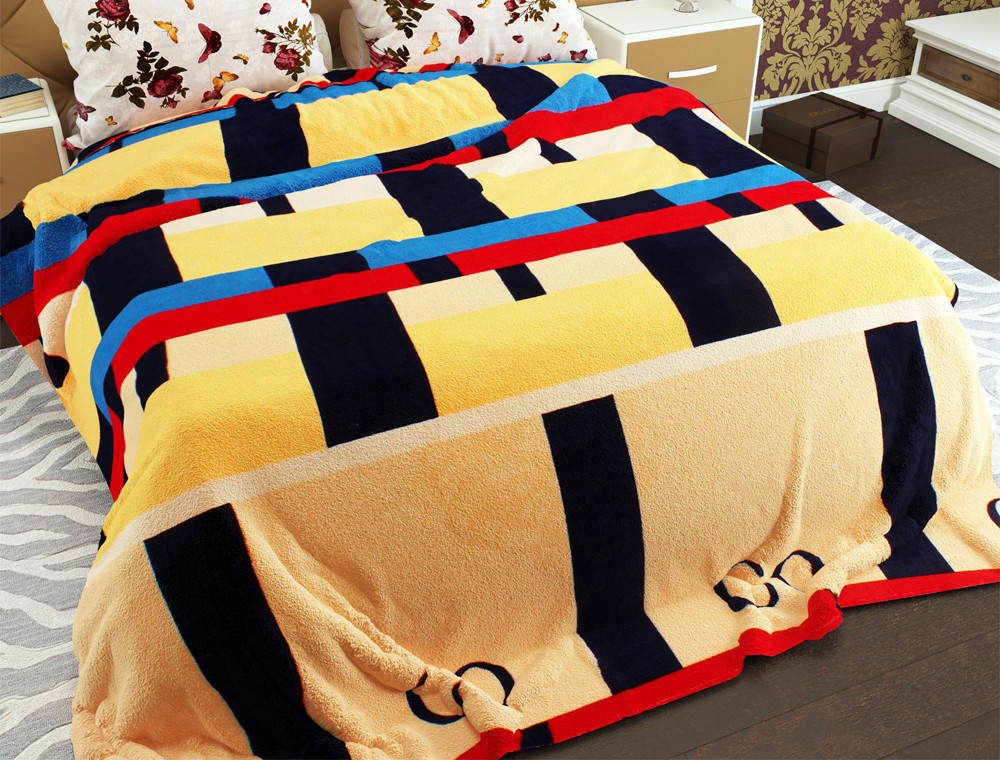 Двоспальний флісовий плед №33328