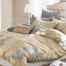Ткань для постельного белья Бязь "Gold" Lux "Легкий цветочный принт" GL1515 (A+B) - (50м+50м)