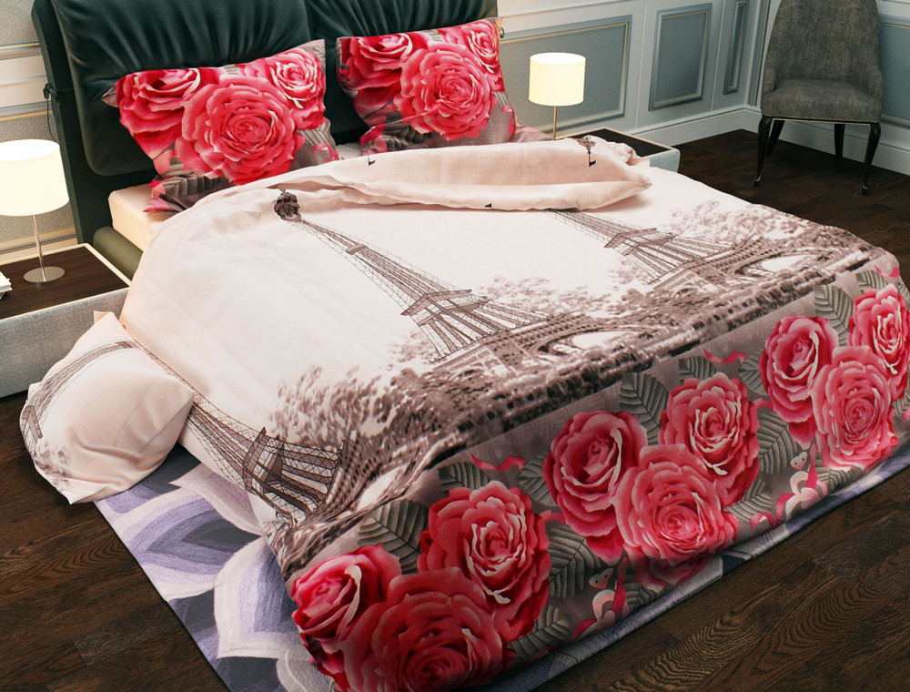 Тканина для постільної білизни Бязь "Gold" Lux GL1148