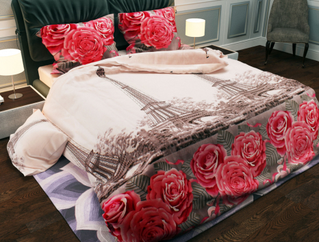 Тканина для постільної білизни Бязь "Gold" Lux GL1148