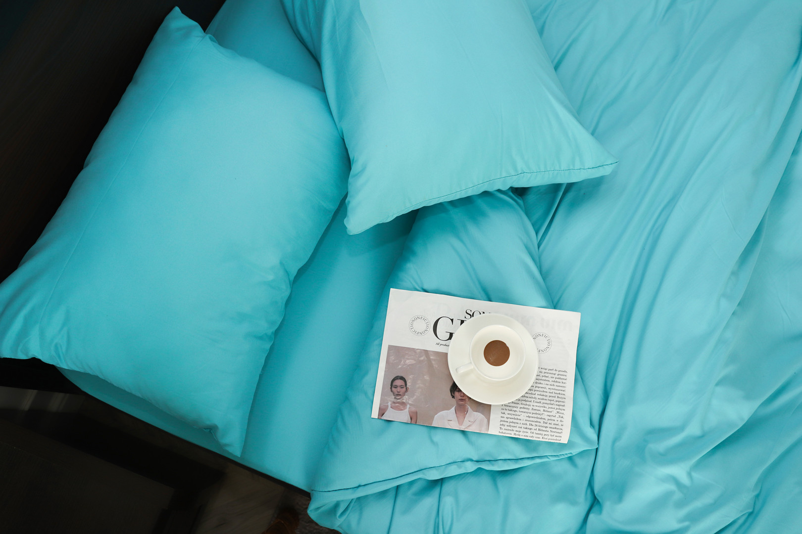 Сімейний набір постільної білизни 240*220 із мікрофібри №204535 Черешенка™