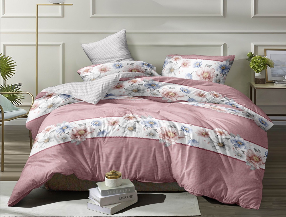 Сімейний набір постільної білизни із Ранфорсу №18694AB Черешенка™