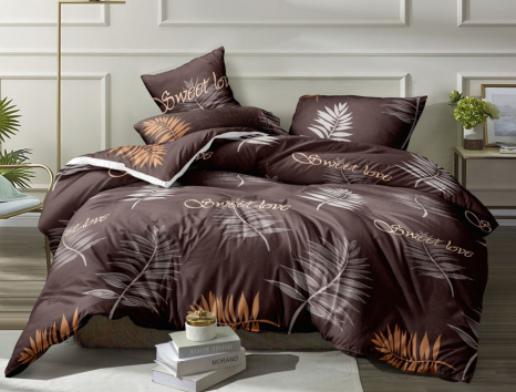 Полуторний набір постільної білизни 150*220 із Ранфорсу №183079 Черешенка™