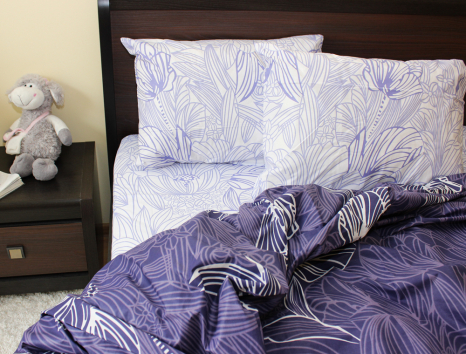 Двоспальний набір постільної білизни 180*220 із Бязі "Gold" №152816AB Черешенка™