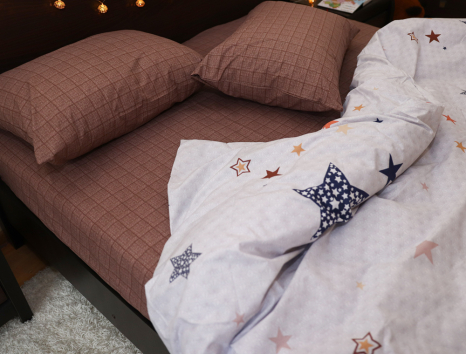 Евро макси набор постельного белья 200*220 из Бязи "Gold" №151382AB Черешенка™