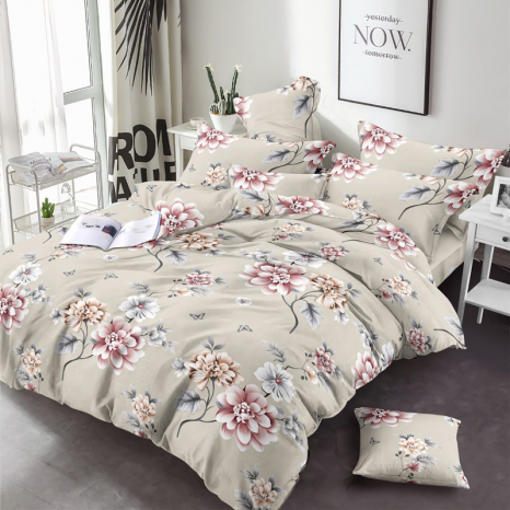 Тканина для постільної білизни Бязь "Gold" Lux GL3639beige