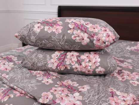 Євро-максі набір постільної білизни 200*220 із Бязі "Gold" №151229 Черешенька™