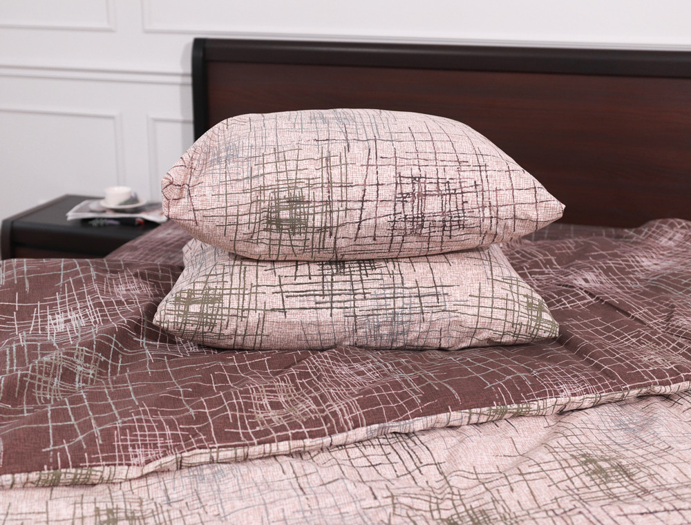 Євро-максі набір постільної білизни 200*220 із Бязі "Gold" №157867AB Черешенка™