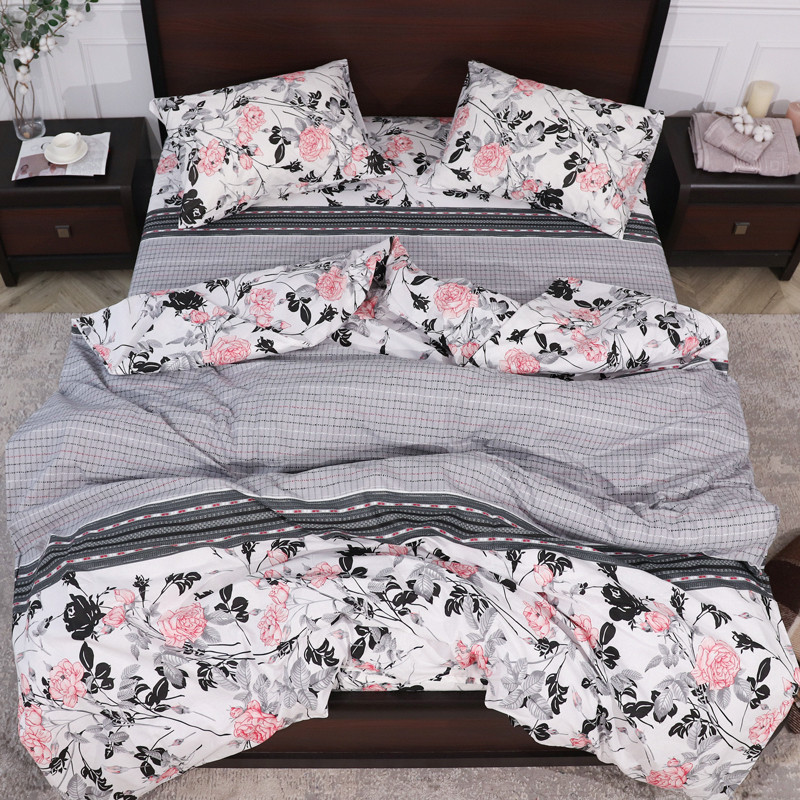 Двоспальний набір постільної білизни 180*220 із Бязі "Gold" №151104 Черешенка™