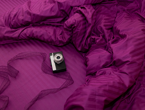 Сімейний набір постільної білизни зі Страйп Сатину №542929 KRISPOL™