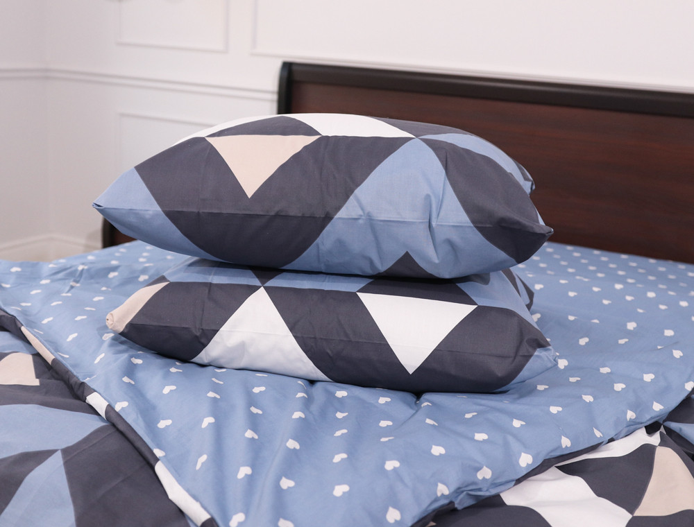 Двоспальний набір постільної білизни 180*220 із Бязі "Gold" №153111AB Черешенька™