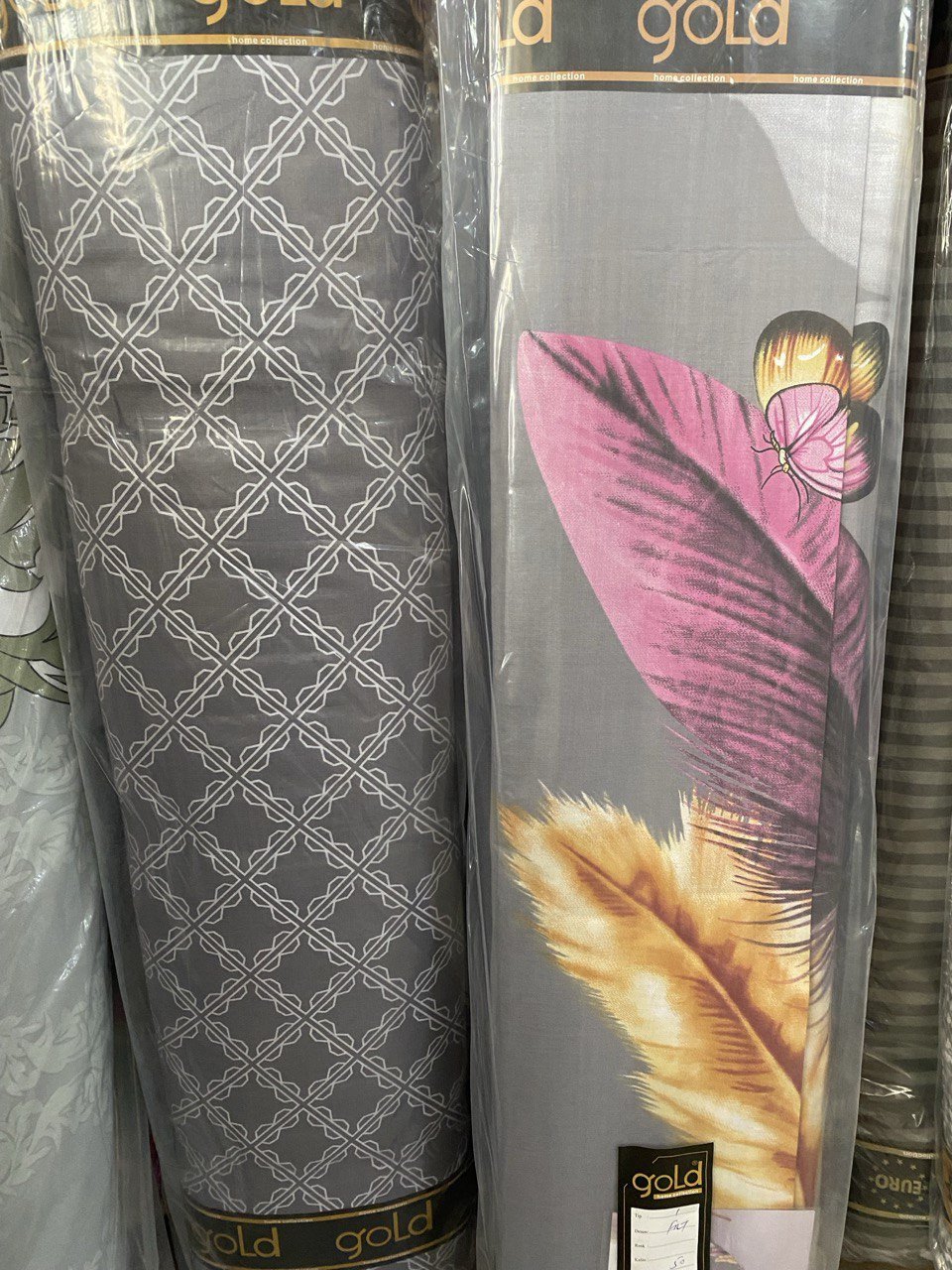 Тканина для постільної білизни Бязь "Gold" Lux GL1976 (A+B) - (50м+50м)