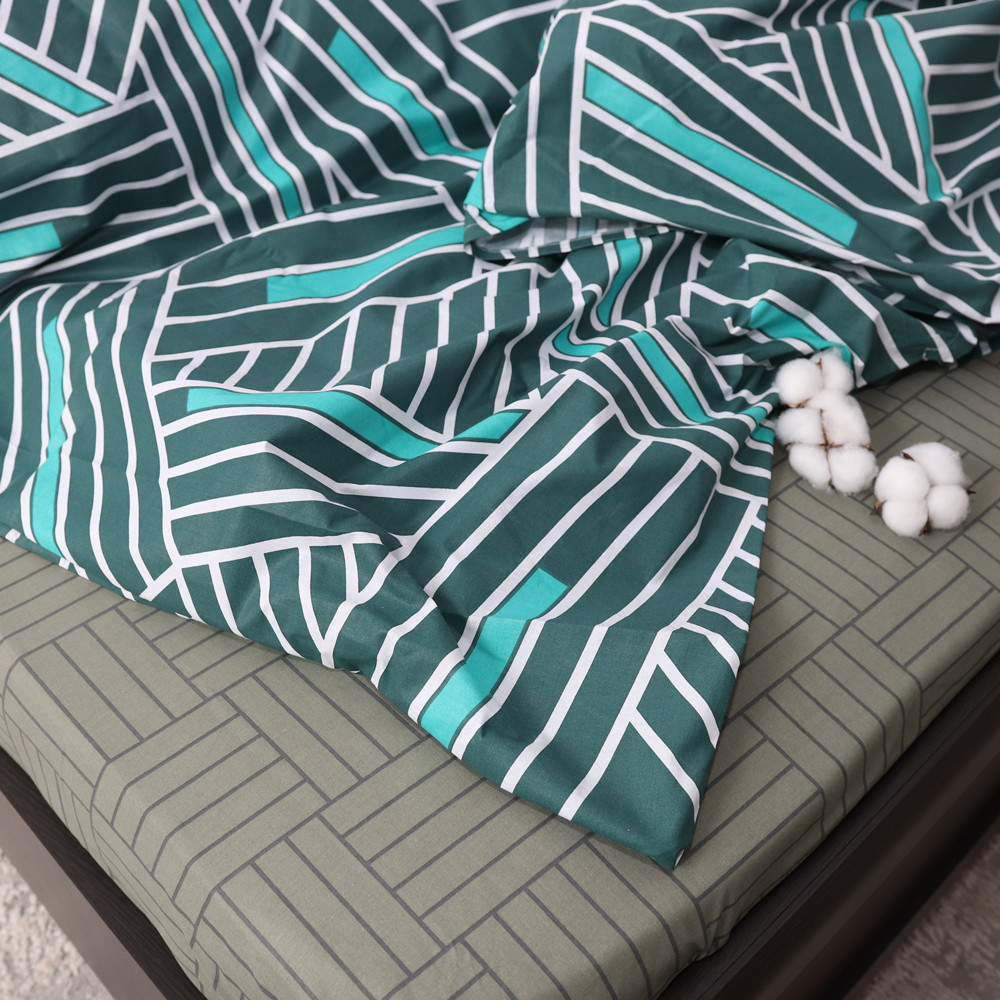 Євро-максі набір постільної білизни 200*220 із Бязі "Gold" №151925AB Черешенка™