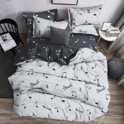 Полуторний набір постільної білизни 150*220 із Бязі "Gold" №151541AB Черешенка™