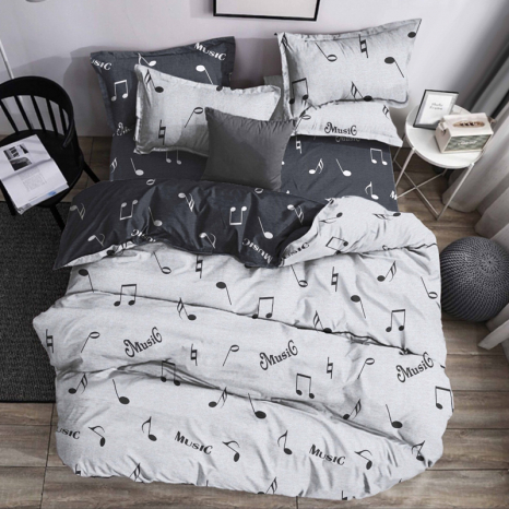 Полуторний набір постільної білизни 150*220 із Бязі "Gold" №151541AB Черешенка™