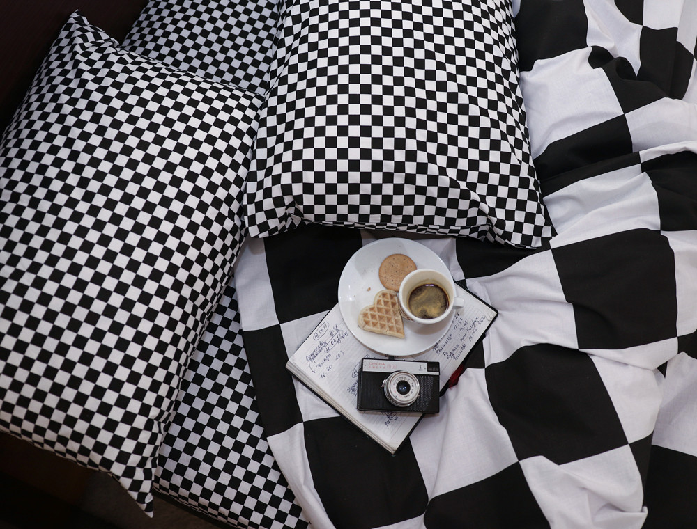 Евро макси набор постельного белья 200*220 из Бязи "Gold" №151522AB Черешенка™