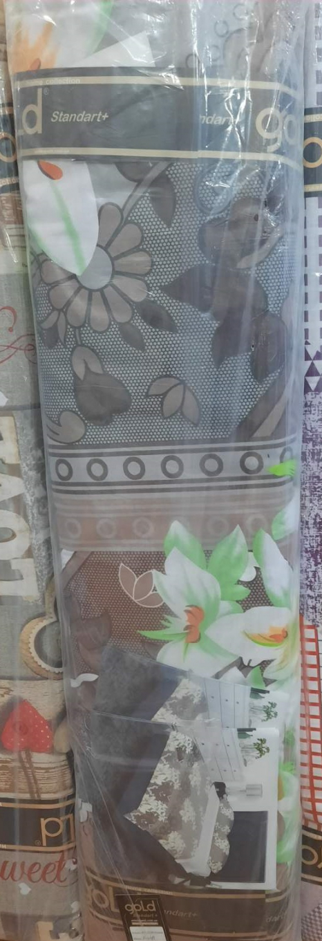 Ткань для постельного белья Бязь "Gold" Lux GL049brown