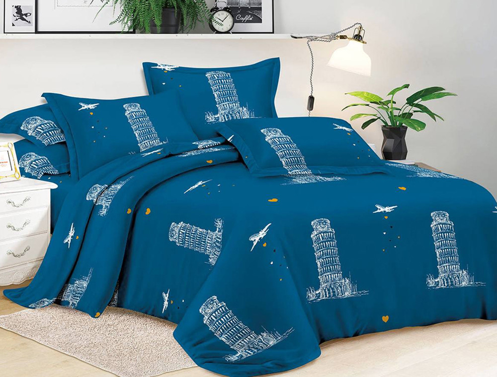 Двоспальний набір постільної білизни 180*220 із полікотону №207042 Черешенька™