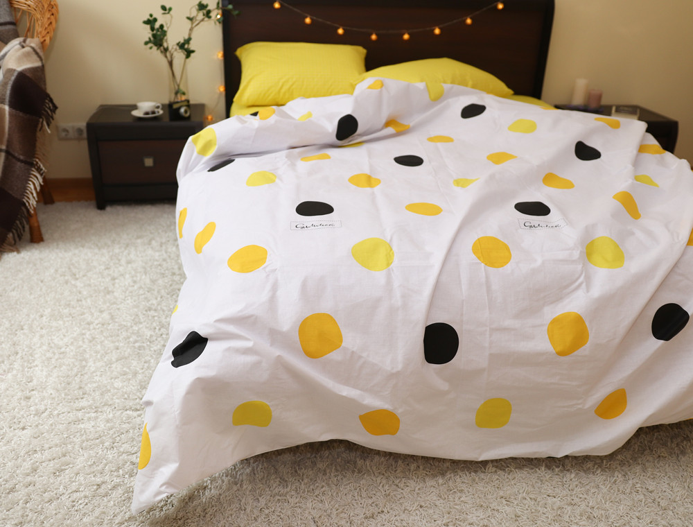 Евро макси набор постельного белья 200*220 из Бязи "Gold" №151503AB Черешенка™