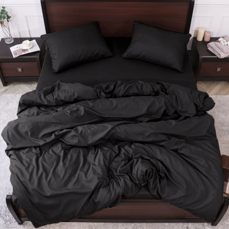 Сімейний набір постільної білизни 240*220 із мікрофібри №2013035 Черешенка™