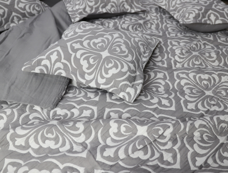 Евро макси набор постельного белья 200*230 из Муслина №600-20 Черешенка™