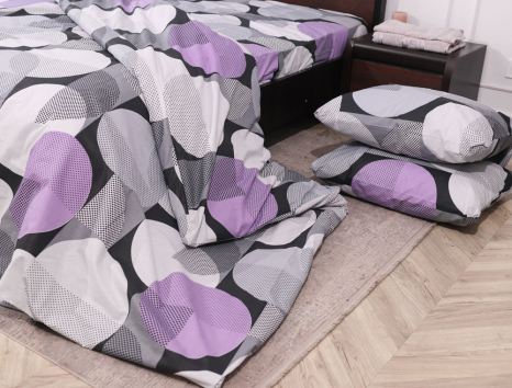 Двоспальний набір постільної білизни 180*220 із Бязі "Gold" №155314 Черешенька™