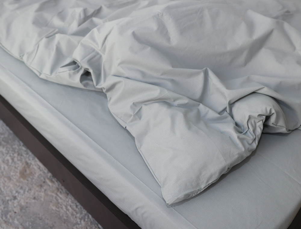 Двоспальний набір однотонної постільної білизни 180*220 із Бязі "Gold" №155521 Черешенка™