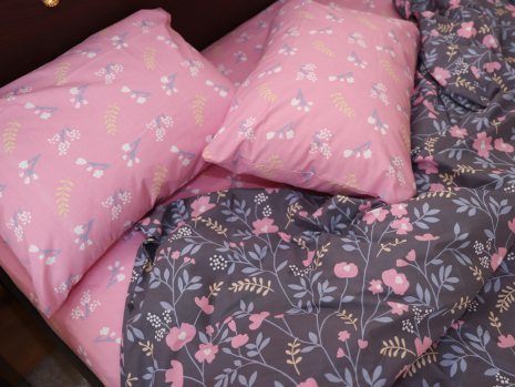 Сімейний набір постільної білизни із Бязі "Gold" №151567AB Черешенка™